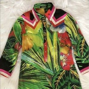 💯Roberto Cavalli Silk Dress Size US 6